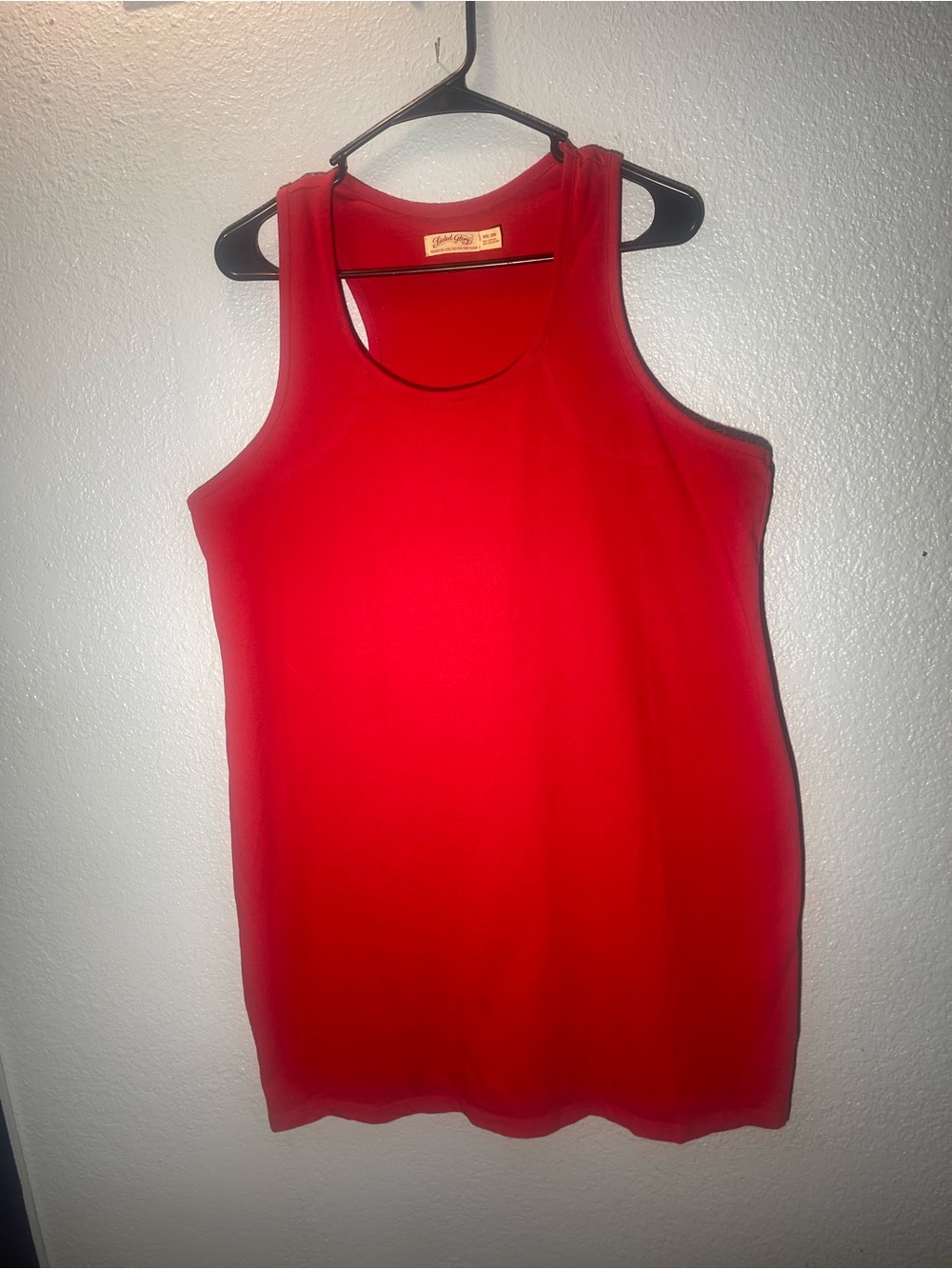 Faded Glory Red Scoop Neck Tank Top